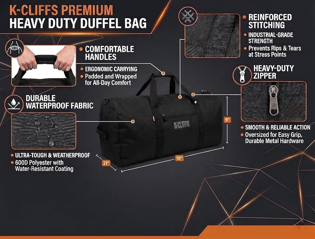Heavy Duty Cargo Duffel Large Sport Gear Drum Set Equipment Hardware Travel Bag Rooftop Rack Bag