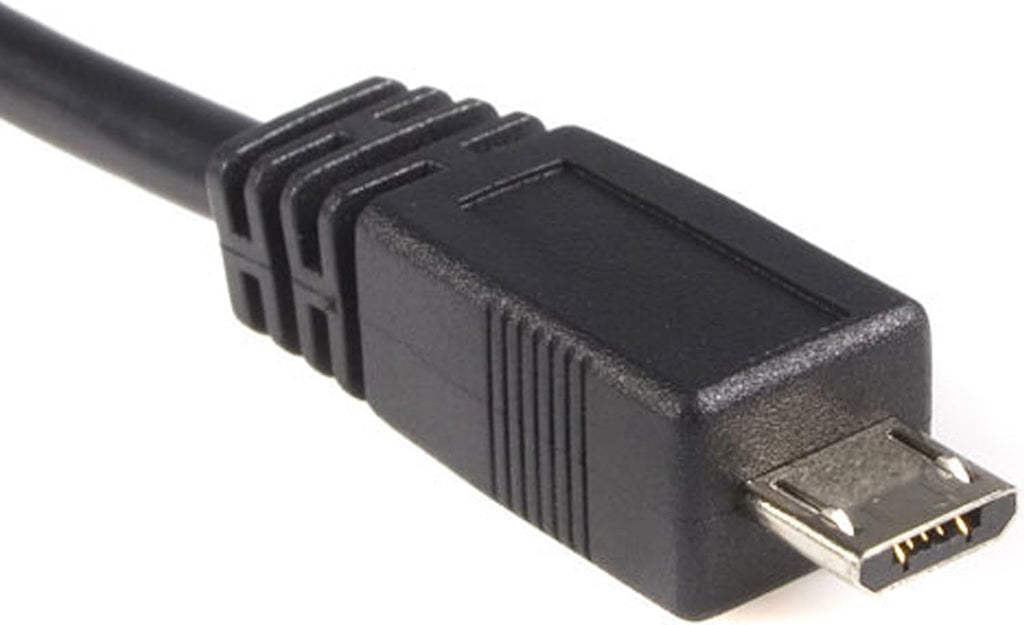 Startech 10Ft/3M USB-A to Micro-B Cable - USB 2.0 - Black (UUSBHAUB10) | up to 480Mbps, Aluminum-Mylar Foil with Braided Shielding, Durable PVC Construction