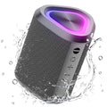 Portable Bluetooth Speaker,Ipx7 Waterproof Outdoor Speaker with 24Hr Playtime,Grey