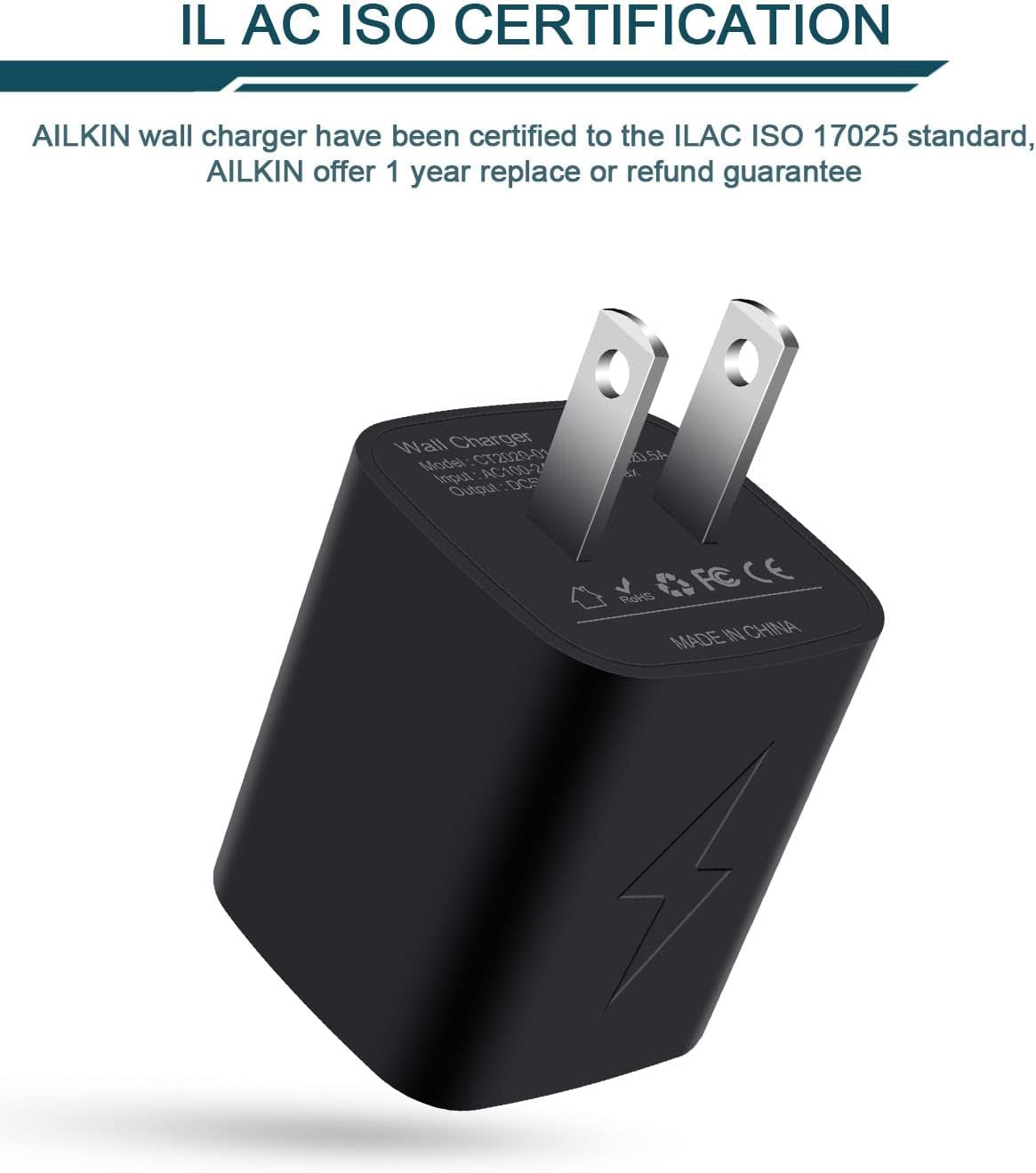 Wall Charger Plug, USB Charger Cube,  2.1A 2-Muti Port USB Adapter | Power Plug Charging Station Box Base for Iphone 17 16 Pro Max 15 14 13 12Pro/11, Samsung Phones Usb-A Charging Block Brick
