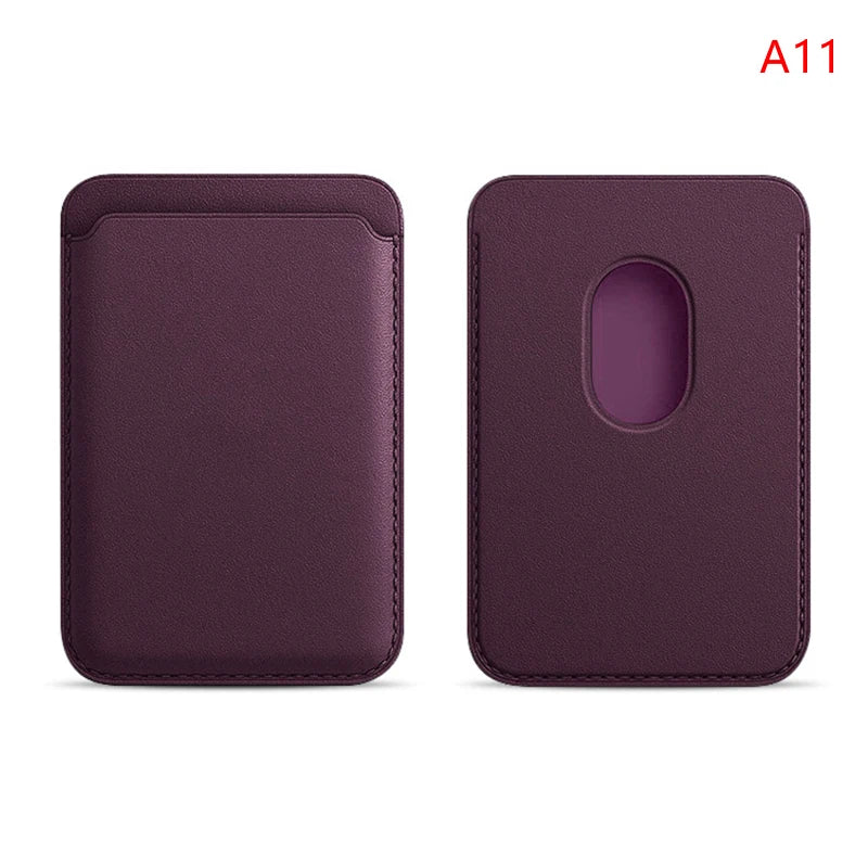 Luxury for Magsafe Magnetic Leather Wallet Case for Iphone 13 17 16 14 Pro Max 15Pro S25 Card Holder Phone Bag Cover Accessories