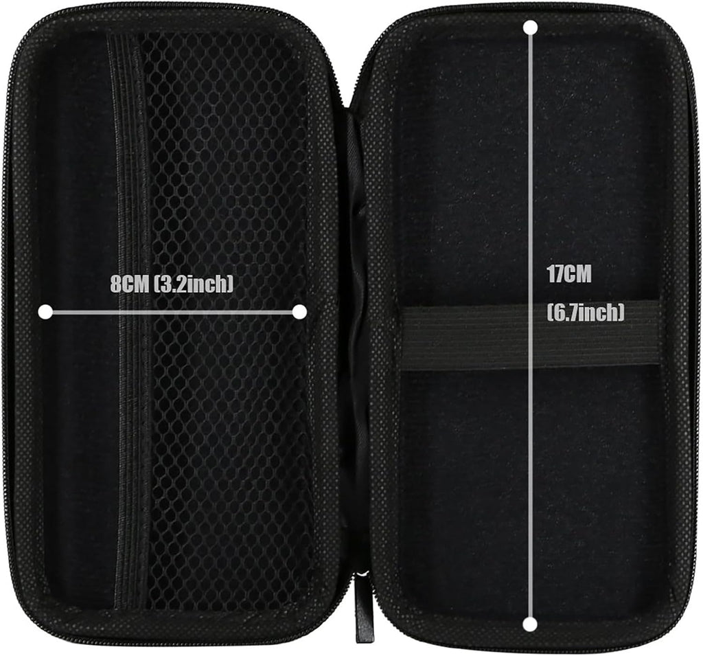 Travel Essential Electronics Organizer Charger Case Carrying Pouch | 6.5X3.2X1" Power Bank Tech Accessories Protective Storage Shockproof Portable Purse Men Women School Office Trips Must Have