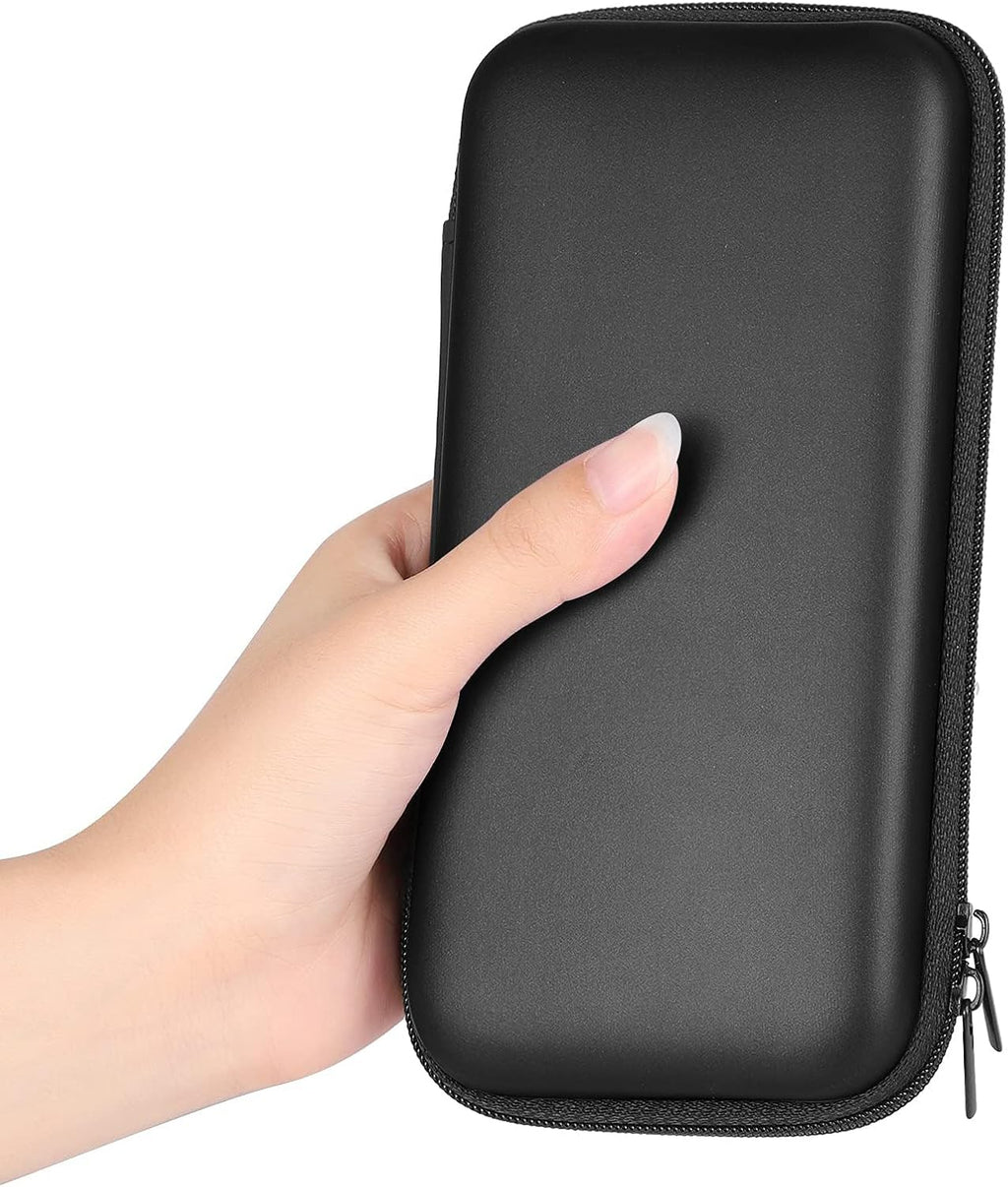 Travel Essential Electronics Organizer Charger Case Carrying Pouch | 6.5X3.2X1" Power Bank Tech Accessories Protective Storage Shockproof Portable Purse Men Women School Office Trips Must Have