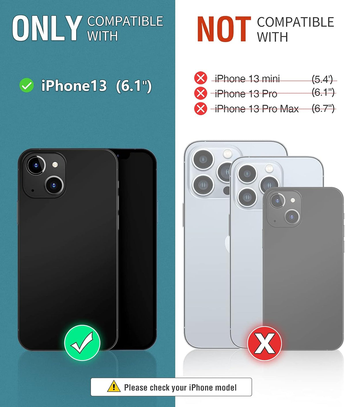 for Iphone 13 Wallet Case, Card Holder, Blue