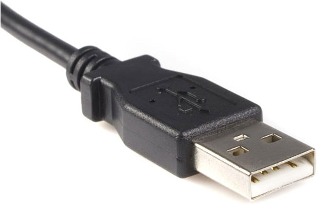Startech 10Ft/3M USB-A to Micro-B Cable - USB 2.0 - Black (UUSBHAUB10) | up to 480Mbps, Aluminum-Mylar Foil with Braided Shielding, Durable PVC Construction